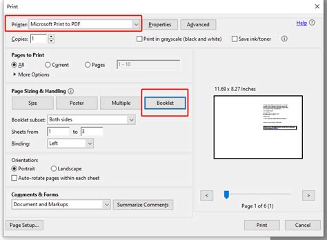 free acrobat print to pdf.